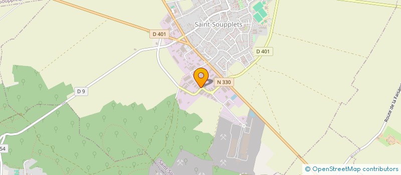 localisation de l'entreprise JF FINANCE  SAINT-SOUPPLETS