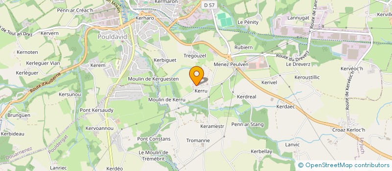 localisation de l'entreprise JF.HOLD  DOUARNENEZ