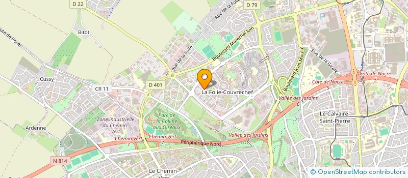 localisation de l'entreprise JF HOLDING à CAEN