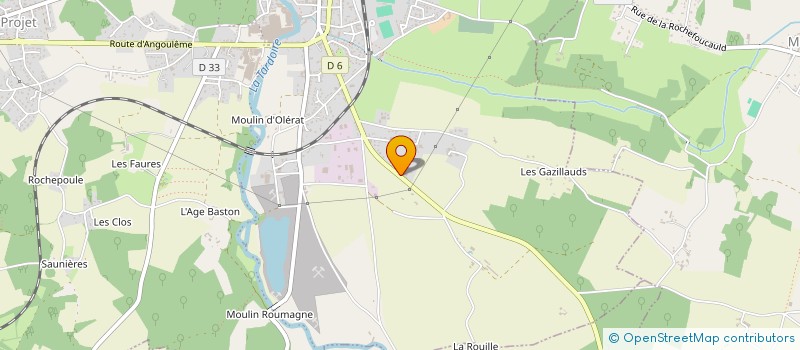 localisation de l'entreprise JF HOLDING à LA ROCHEFOUCAULD-EN-ANGOUMOIS