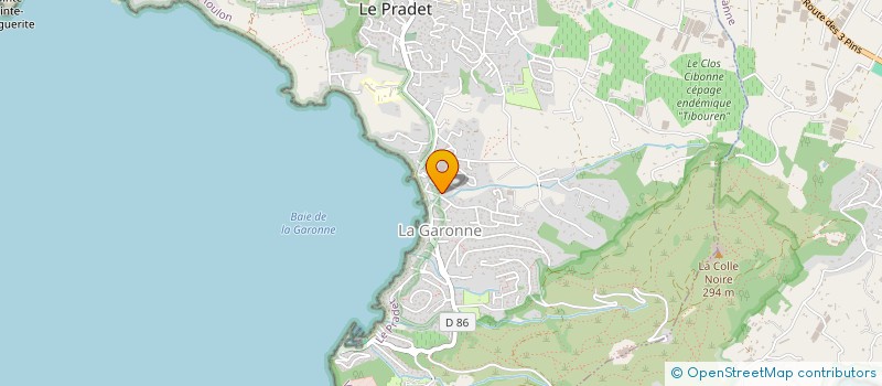 localisation de l'entreprise JF IMMO  LE PRADET