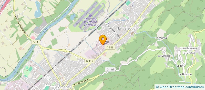 localisation de l'entreprise JF IMMOBILIER  LE VERSOUD