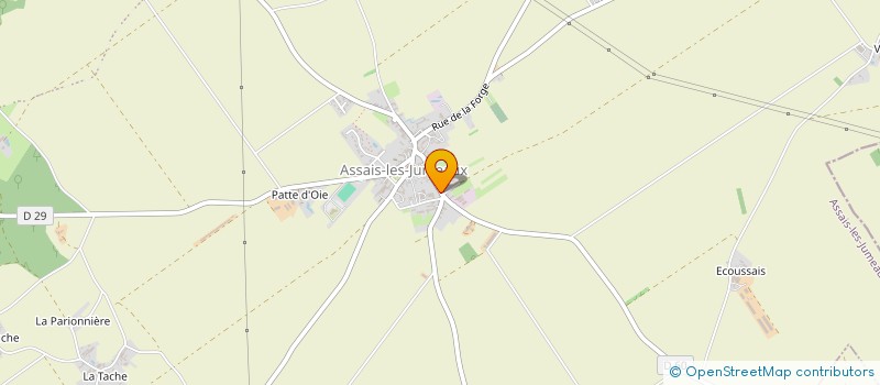 localisation de l'entreprise JF INDUSTRIE  ASSAIS-LES-JUMEAUX