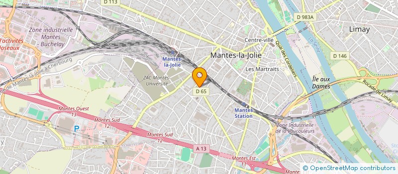 localisation de l'entreprise JF INVEST  MANTES-LA-VILLE