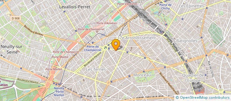 localisation de l'entreprise JF INVESTISSEMENT à NEUILLY-SUR-SEINE