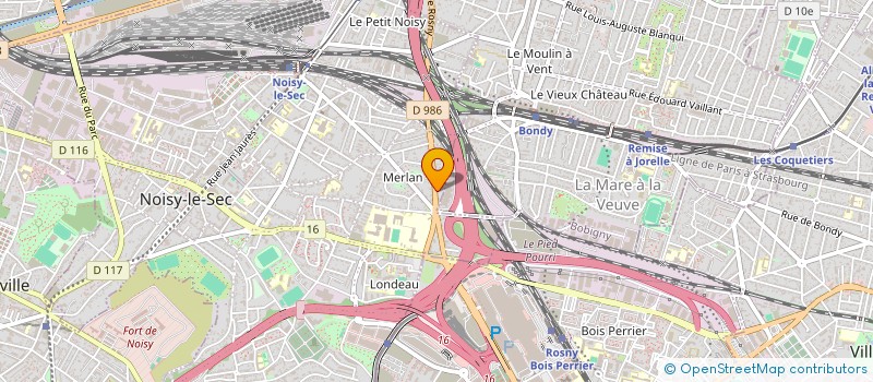 localisation de l'entreprise JF ISOLATION à NOISY-LE-SEC