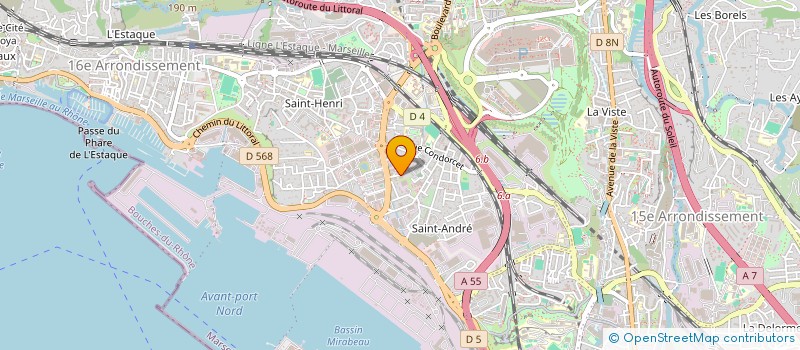 localisation de l'entreprise JF LOGISTIQUE à MARSEILLE 4EME