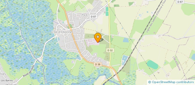 localisation de l'entreprise JF LOISIR AUTO NAUTIC  L'ILE-D'OLONNE