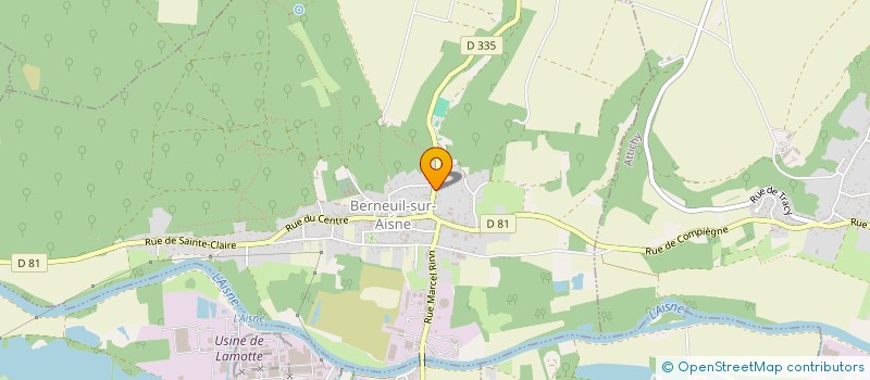 localisation de l'entreprise JF MARNEZ  BERNEUIL-SUR-AISNE