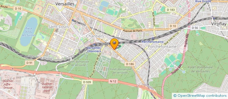 localisation de l'entreprise JF MOTORS à VERSAILLES