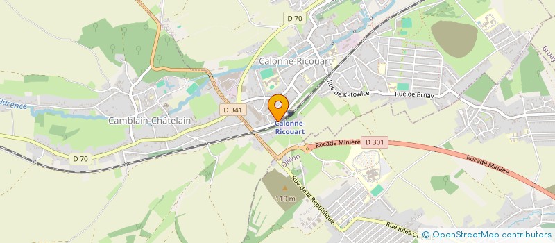 localisation de l'entreprise JF MULTI SERVICES  CALONNE-RICOUART