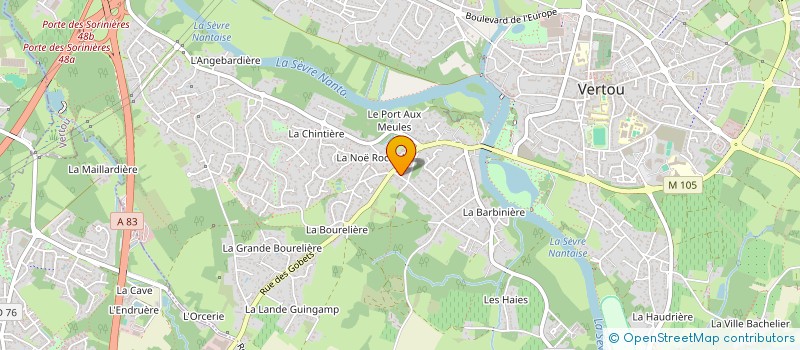 localisation de l'entreprise JF PATRIMOINE  VERTOU