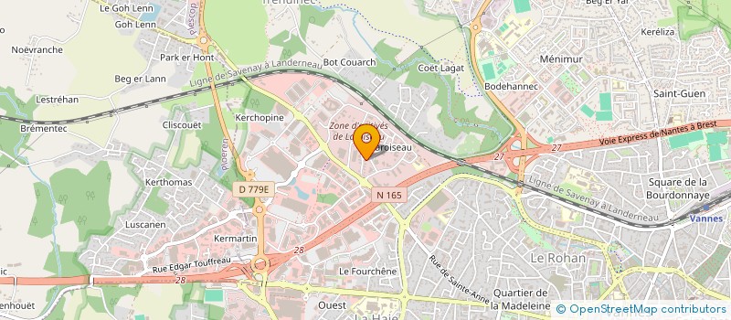 localisation de l'entreprise JF.PM.J. à VANNES