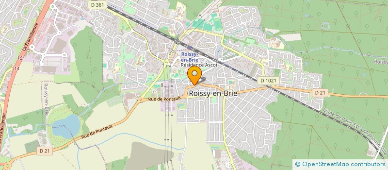 localisation de l'entreprise JF PONTCARRE  ROISSY-EN-BRIE