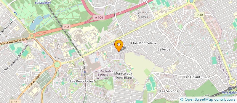 localisation de l'entreprise JF RACE à VILLEPINTE