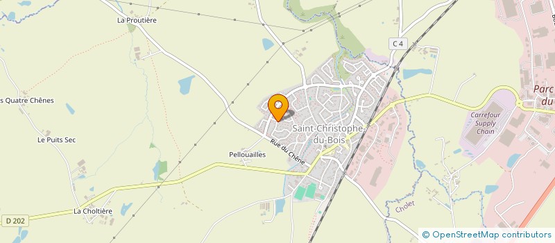 localisation de l'entreprise JF RAUD CONSULTING à SAINT-CHRISTOPHE-DU-BOIS