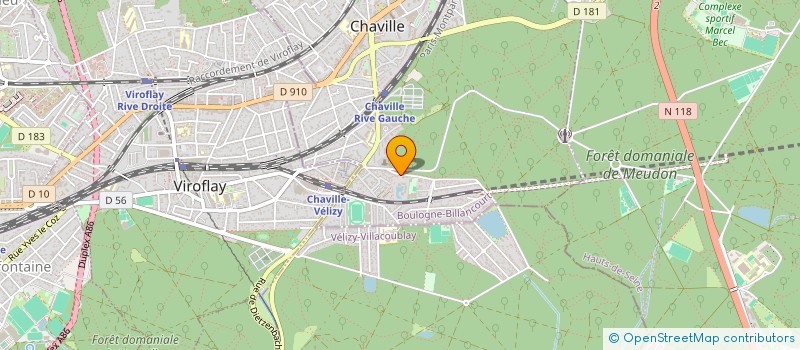 localisation de l'entreprise JF ROLLAND à CHAVILLE