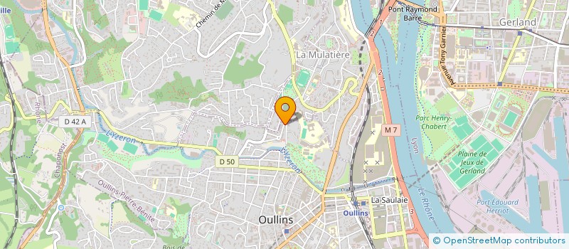 localisation de l'entreprise JF-SYSTEMS  OULLINS-PIERRE-BENITE