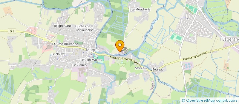 localisation de l'entreprise JF TF à NIORT