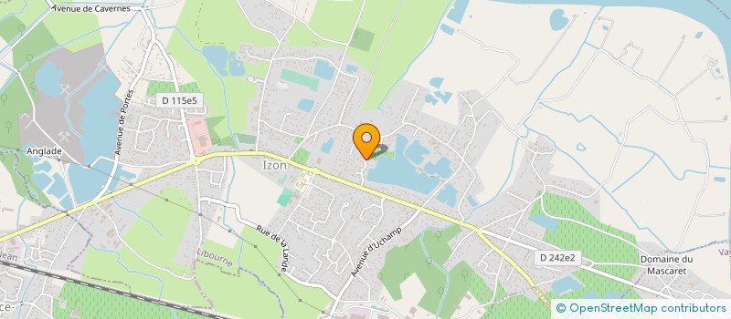 localisation de l'entreprise JF TP  CHEVANCEAUX