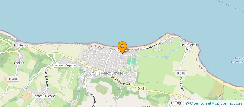 localisation de l'entreprise JF VION  LA HAGUE