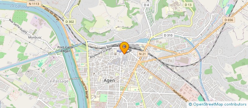 localisation de l'entreprise JF WAC à AGEN