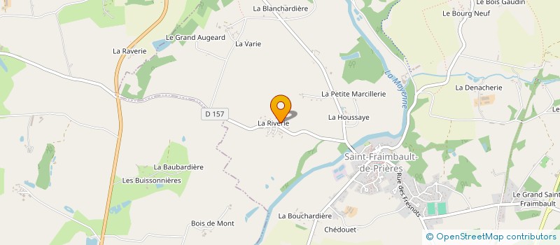 localisation de l'entreprise JF2P  SAINT-FRAIMBAULT-DE-PRIERES