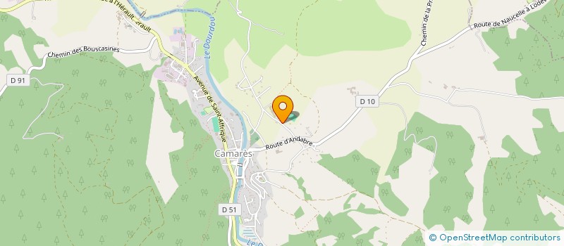 localisation de l'entreprise JFA  CAMARES