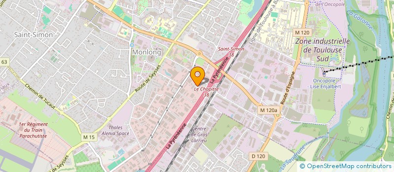 localisation de l'entreprise JFA BP à TOULOUSE