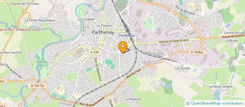 localisation de l'entreprise JFA ENTREPRISE à LE TALLUD