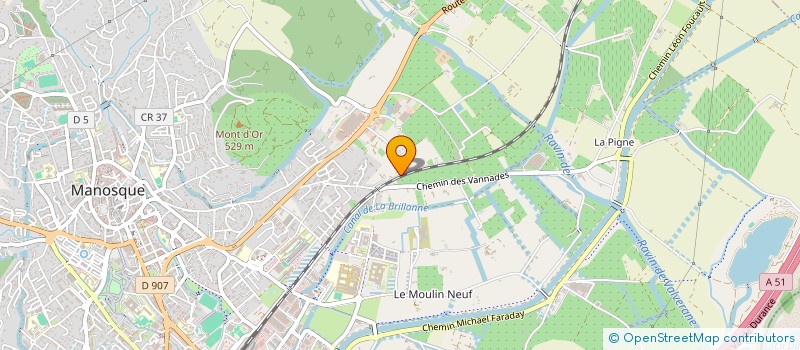 localisation de l'entreprise JFA ET FILS à MANOSQUE
