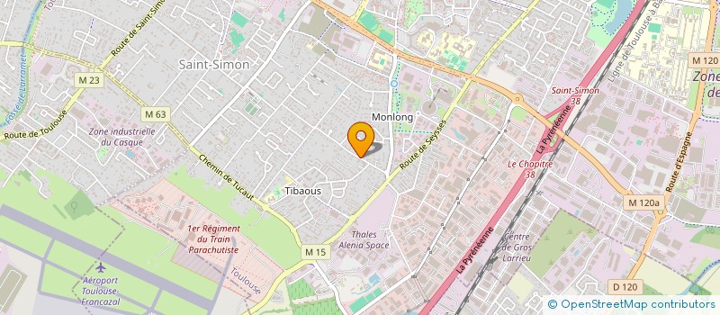 localisation de l'entreprise JFA INVESTISSEMENT  TOULOUSE