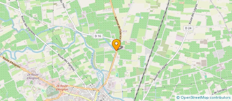 localisation de l'entreprise JFB à CAVAILLON