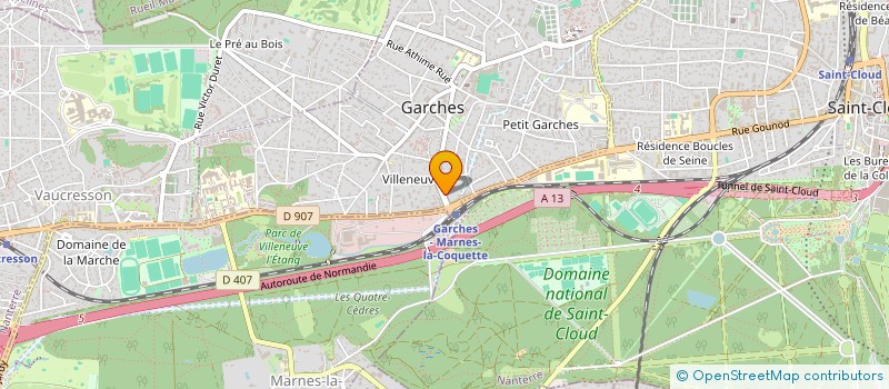 localisation de l'entreprise JFB à GARCHES