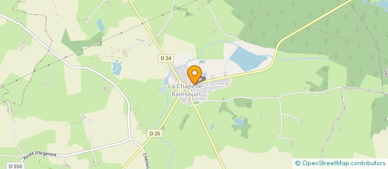 localisation de l'entreprise JFB à SAINT CHRISTOPHE DU LUAT