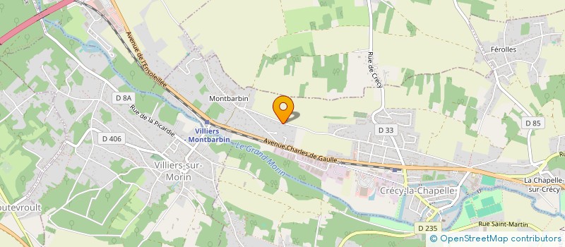 localisation de l'entreprise JFB  CRECY-LA-CHAPELLE