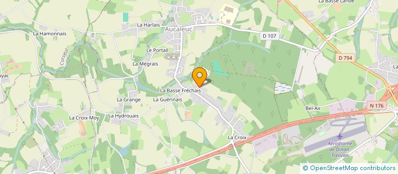 localisation de l'entreprise JFB  AUCALEUC