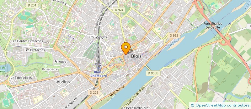 localisation de l'entreprise JFB  BLOIS