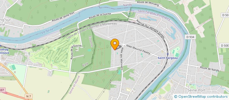 localisation de l'entreprise JFB  SAINT-FARGEAU-PONTHIERRY