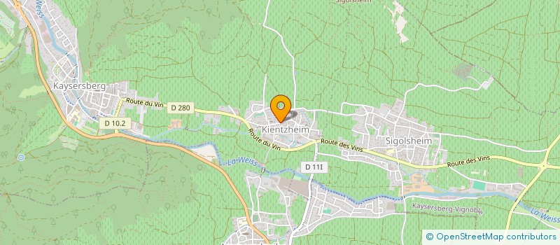 localisation de l'entreprise JFB CONSULTING  KAYSERSBERG VIGNOBLE