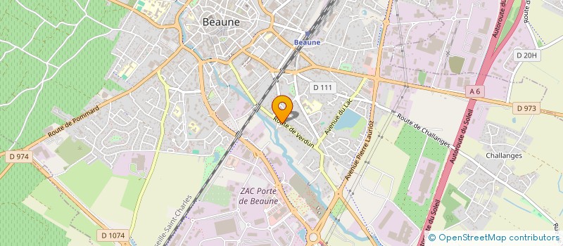 localisation de l'entreprise JFB EXPRESS à BEAUNE