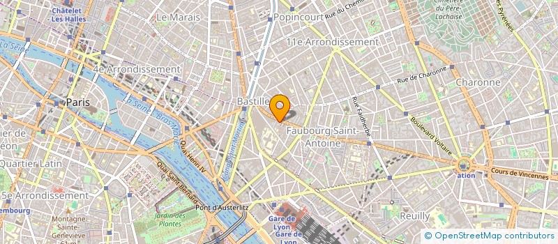 localisation de l'entreprise JFB FORMATION  PARIS 12