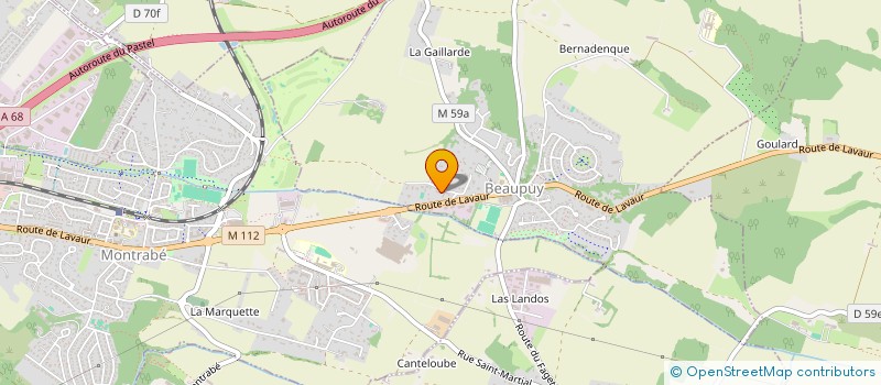 localisation de l'entreprise JFB INVEST  BEAUPUY