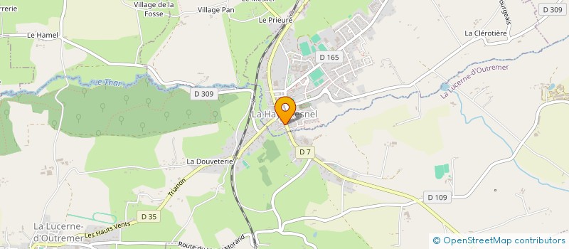 localisation de l'entreprise JFBA  LA HAYE-PESNEL