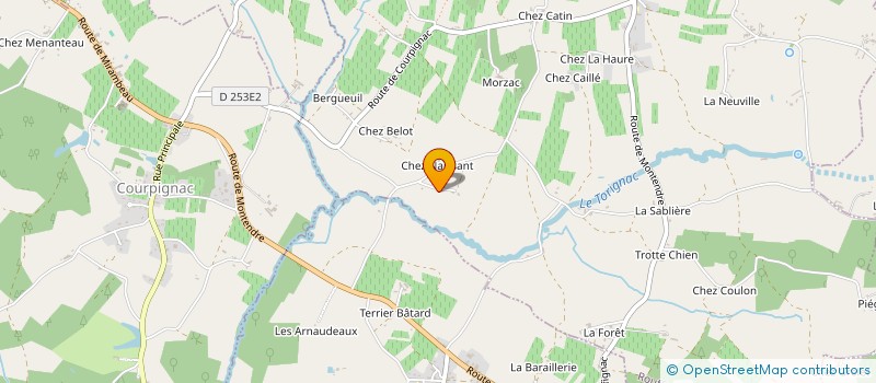 localisation de l'entreprise JFBM  ROUFFIGNAC