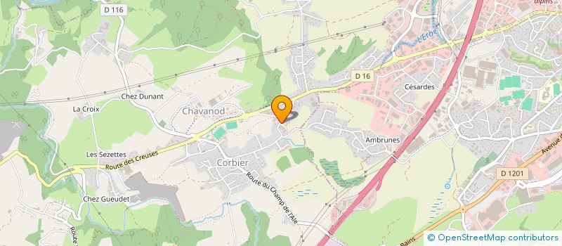 localisation de l'entreprise JFC  CHAVANOD