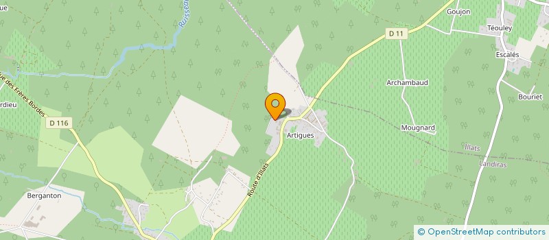 localisation de l'entreprise JFC AUTO  LANDIRAS