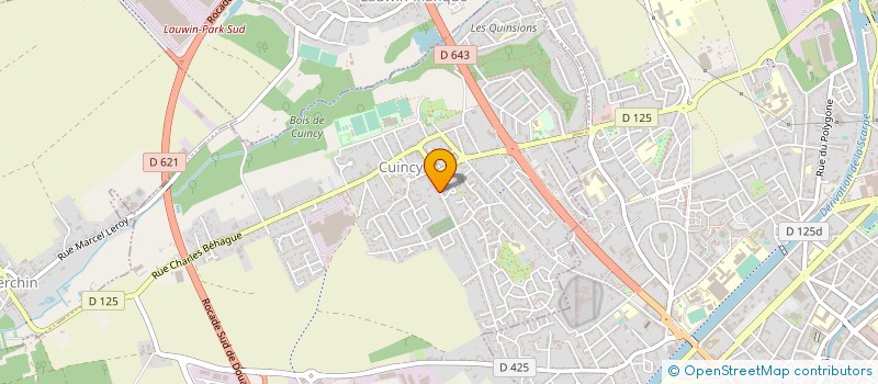 localisation de l'entreprise JFC CONSEILS  CUINCY