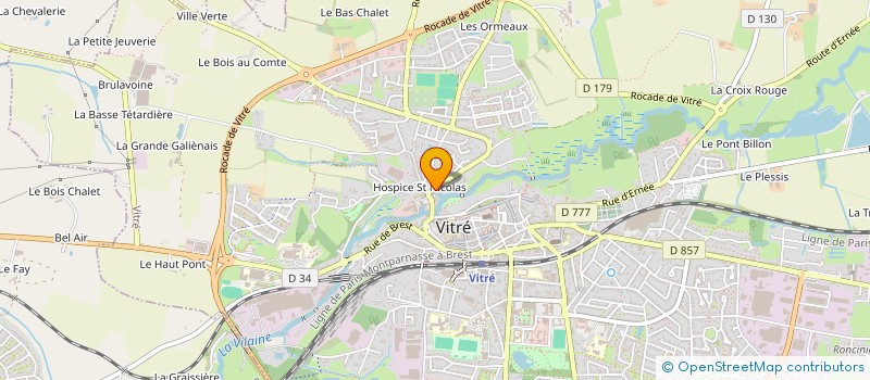 localisation de l'entreprise JFC FORMATION  VITRE