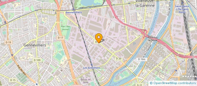 localisation de l'entreprise JFC FRANCE à GENNEVILLIERS